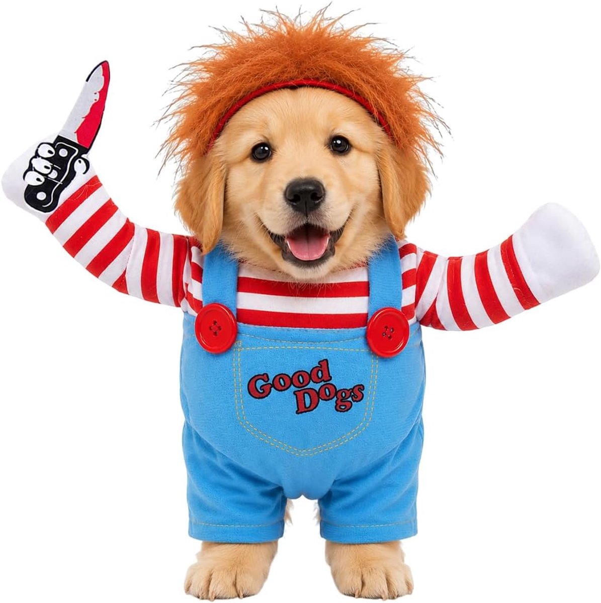 Hondenkostuums,Hondenkostuums,Dodelijke Poppen,Halloween,Hondencosplay,Grappige - ShopVlot