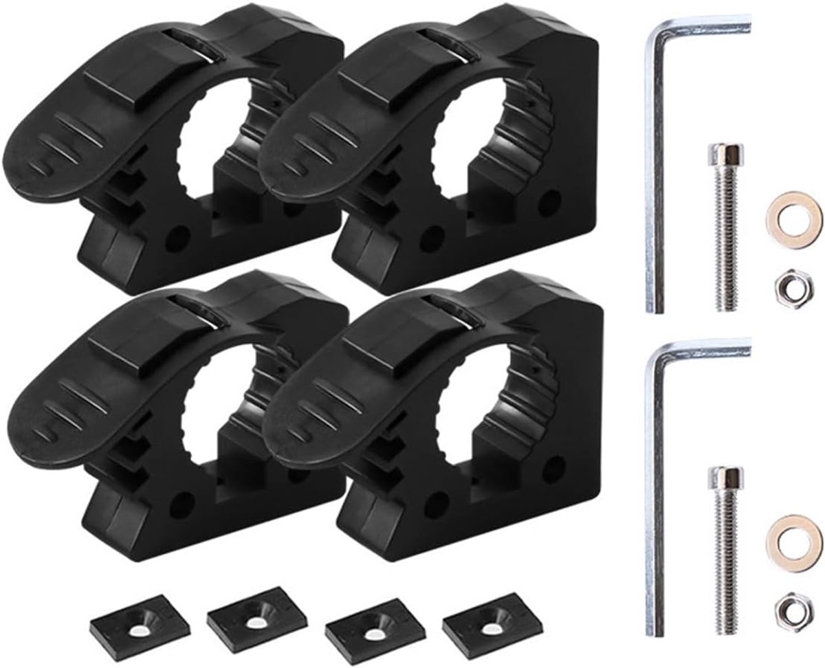 Laroal Schophouder Snelontgrendelingsclip 4 stuks Antislip rubberen clip voor gereedschap met een diameter van - ShopVlot