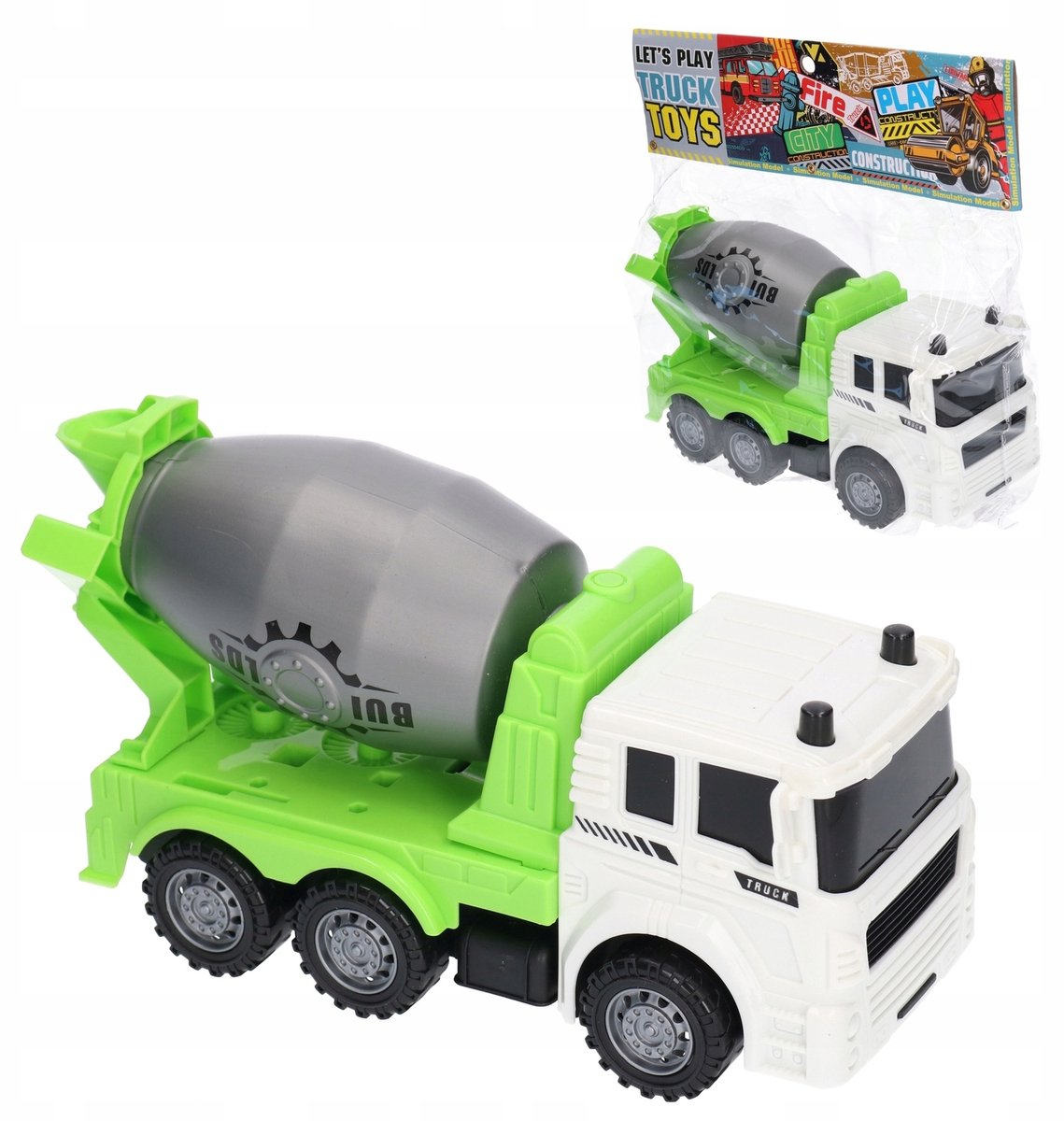 Bouwvoertuigen Mix - 4 Modellen, Perfect Cadeau voor Kinderen