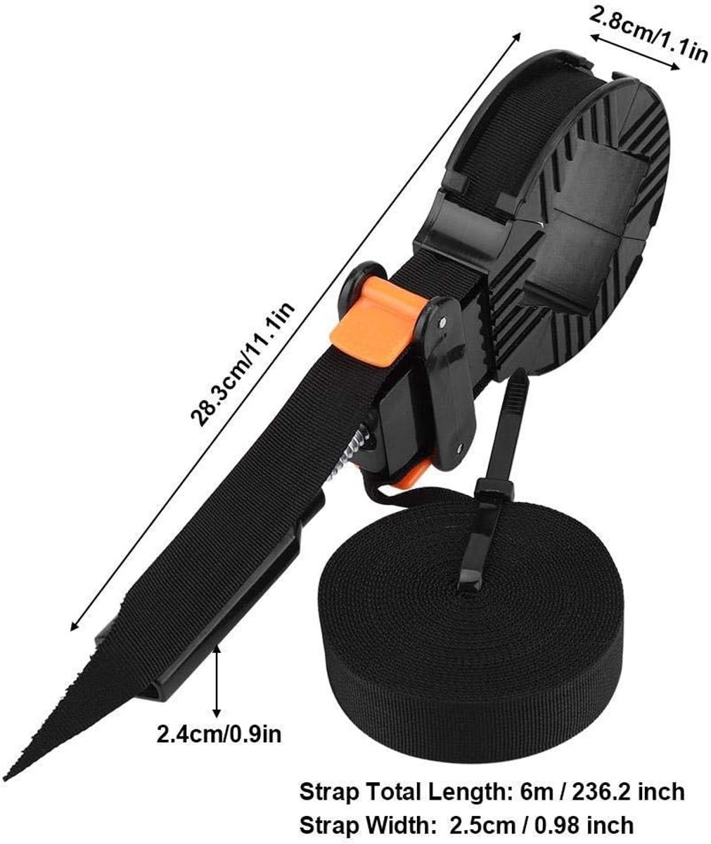 AUNMAS 6M Band Sangle Pince Coin Clamp 4 Machoires Porte-Cadre R¨¦glable Reliure Outil De Travail du Bois - ShopVlot