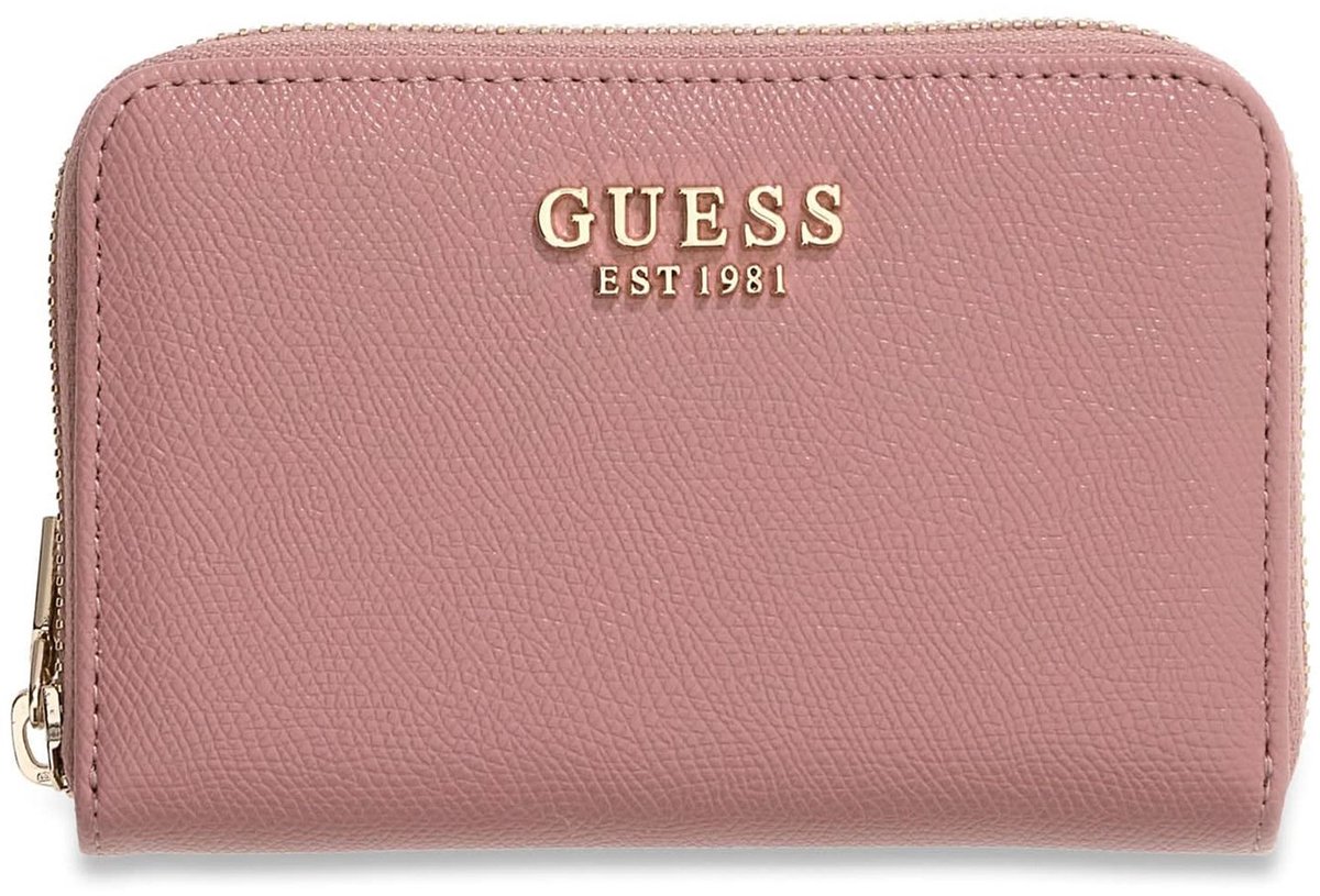 GUESS portemonnee Amorette SLG Zip Around Wallet Rosewood roze