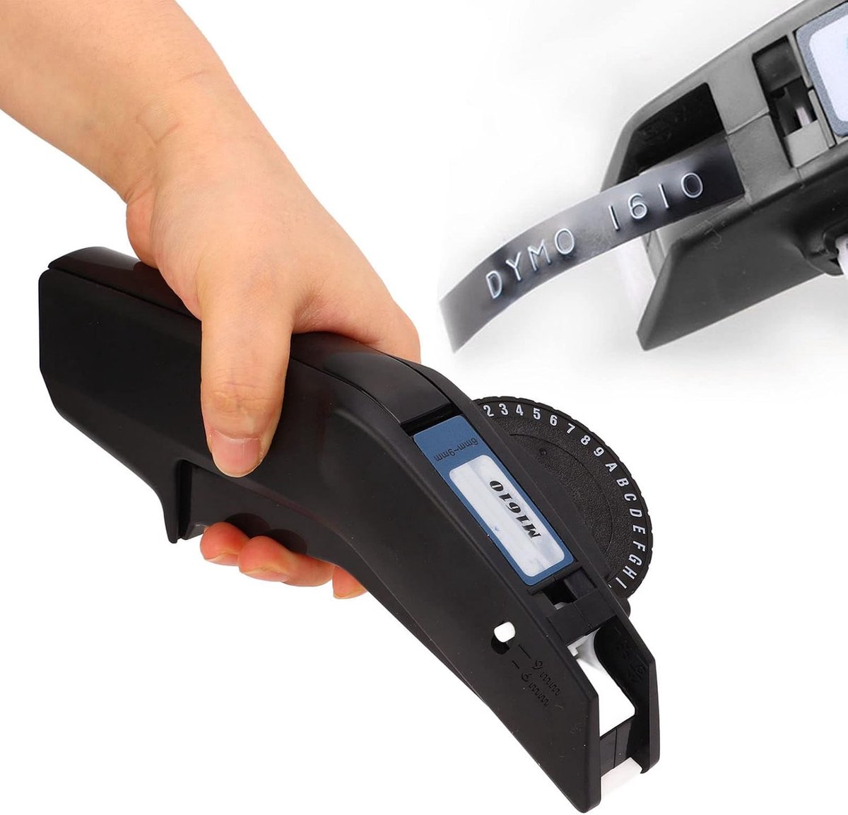 Embossing Label Maker Clear Number Letter One Hand Operation Manual Label Maker Label Making Embosser for Label - ShopVlot