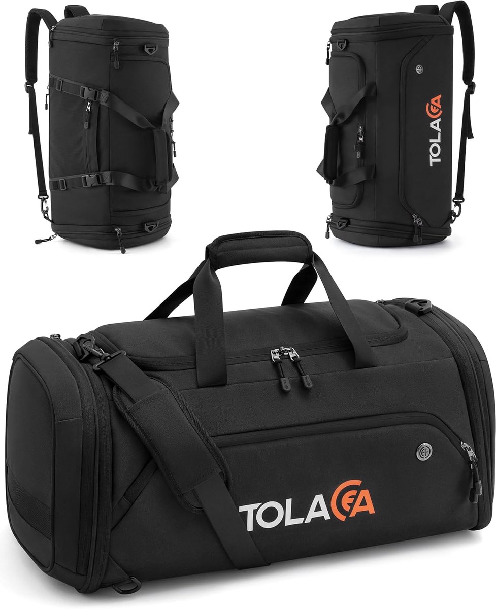 Sporttas 54-72L - Uitbreidbaar - Met schoencompartiment - Ideaal voor gym
