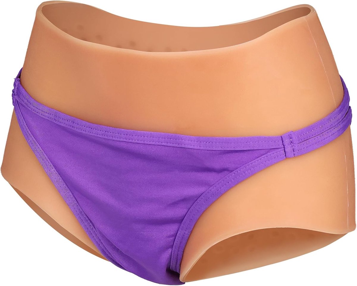 3.0 Ultra Realistic Silicone Briefs with Urinary Catheter and Insectable Artificial Vagina for Transgender - ShopVlot