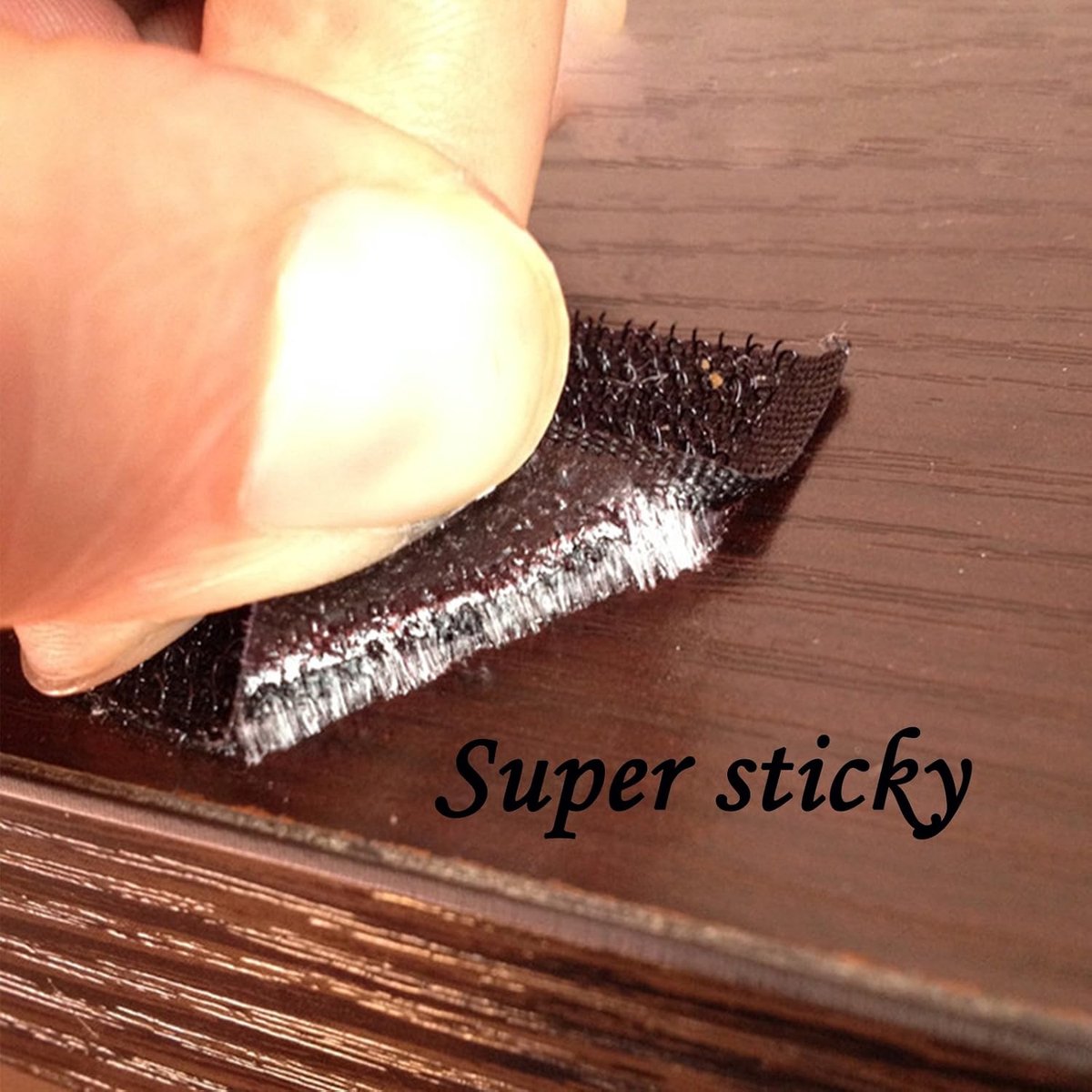 5m Long Double-Sided Adhesive Velcro with 50mm Width Adhesive Tape - Black - ShopVlot