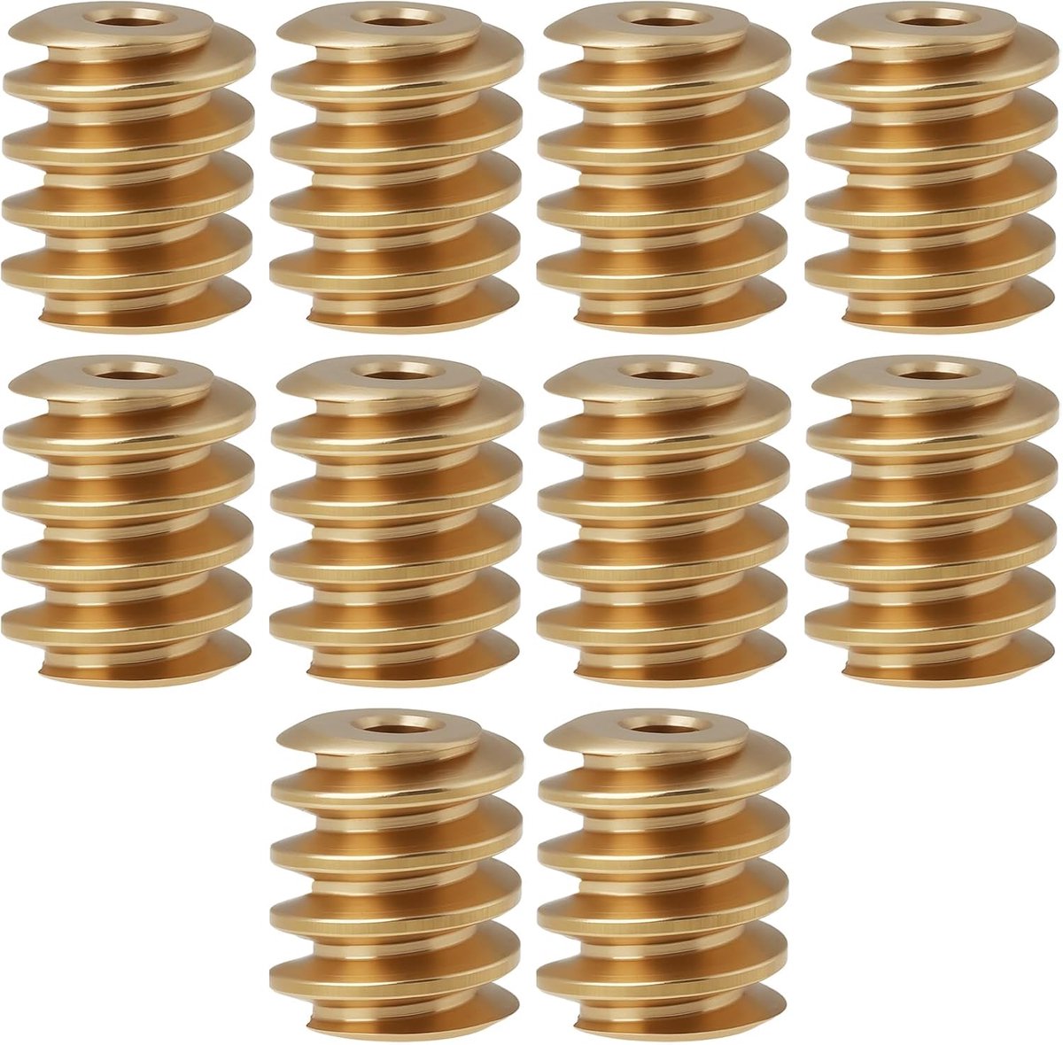 Wormwiel M0.4 5mm - Messing - 1.5mm boring - Geschikt voor modeltreinen - ShopVlot