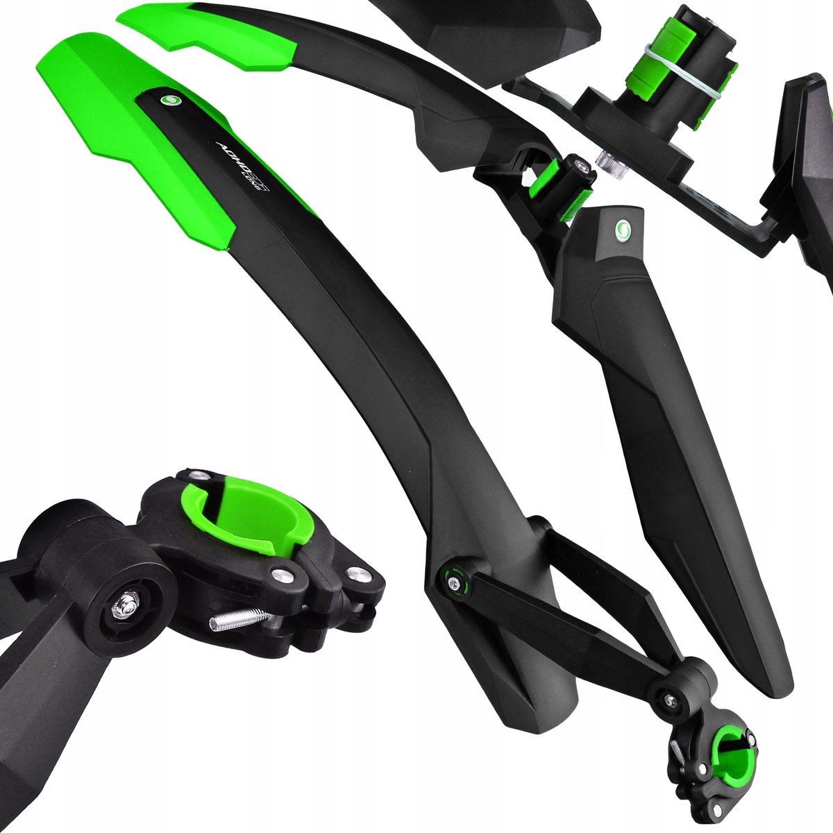 Merkloze MTB Fietsspatborden Set 27,5"-29" - Snelmontage