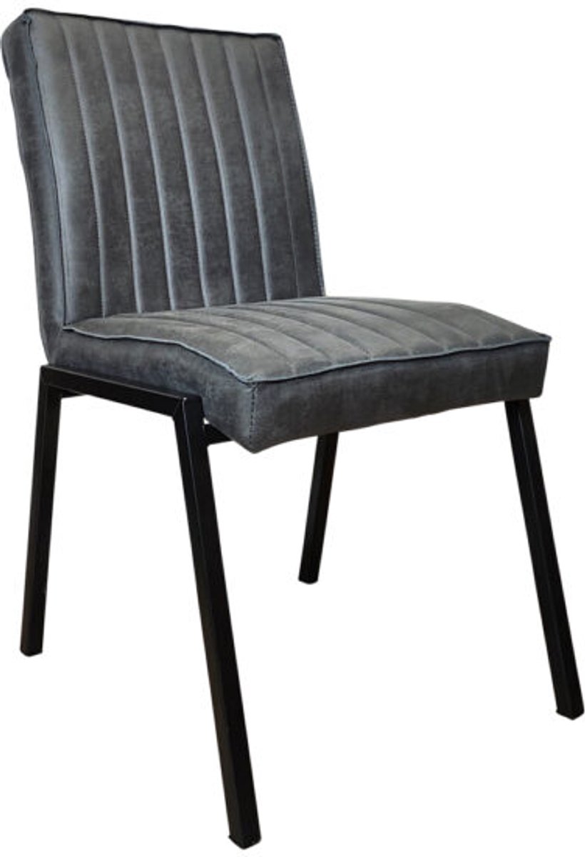 StarFurn Eetkamerstoel Tivoli - Antraciet - 52x65x88cm - Set van 2