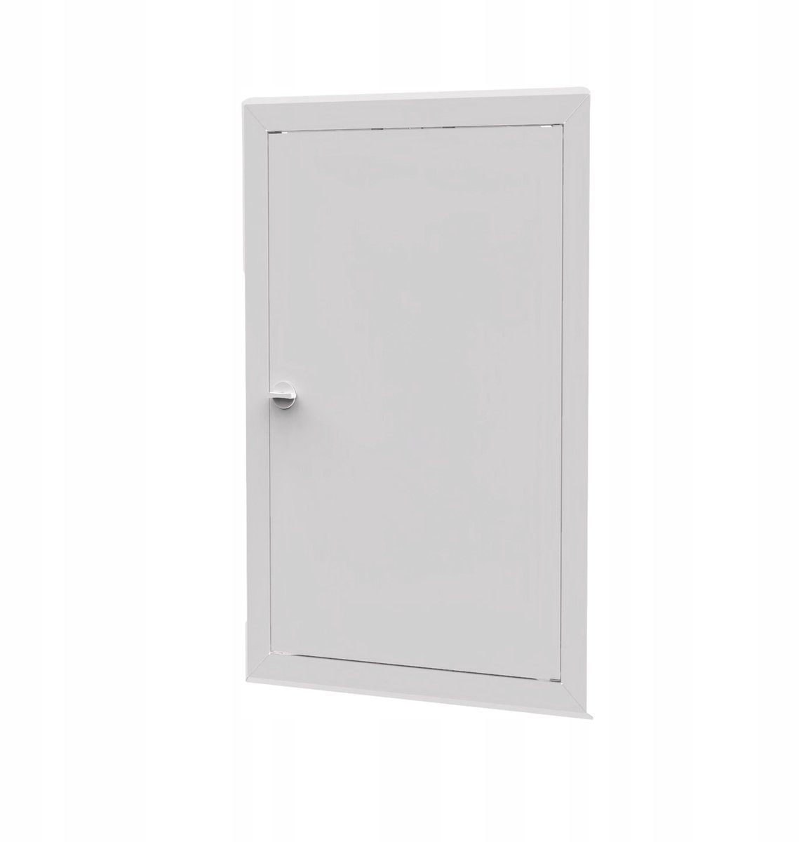Metalen Luik 30x50cm Wit met Draaiknop - Toegangsdeur
