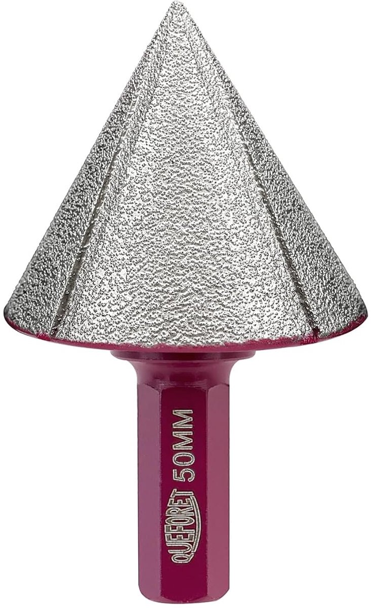 Diamond Fasenfräser 50 mm - Fasenfräser for grinding, rounding, trimming and enlarging holes in tiles, ceramics - ShopVlot