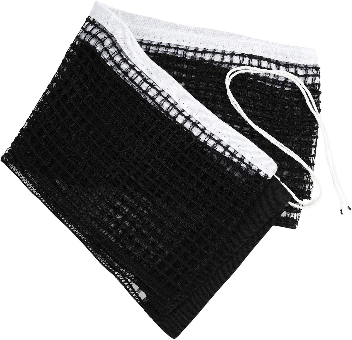 Tafeltennisnetje voor elke tafel - Zwart - 183 cm lang - Nylon vervangnet - Voor hobby- en vrijetijdsspelers