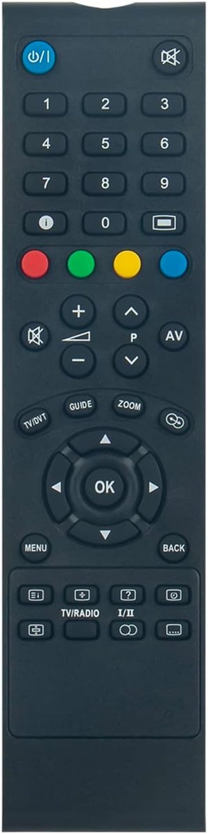 ALLIMITY RM-C2503 Replce Remote Control suitable for JVC LCD TV LT-19DB1BU lt-26DB1BU lt-32DB1BU lt-26ED11U lt-32ED11U - ShopVlot