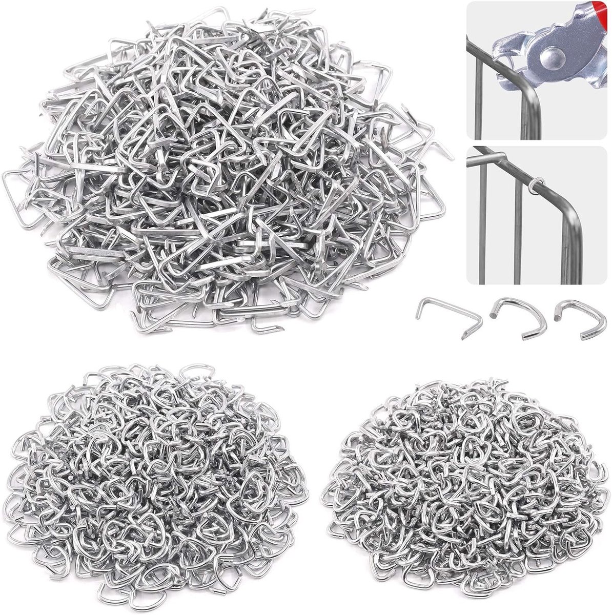 Zeilringen met tang - Verzinkte varkensringen - 3/8, 1/2 en 3/4 inch - Gegalvaniseerd Staal - Voor Meubels, Hekwerk en Vleessluitingen