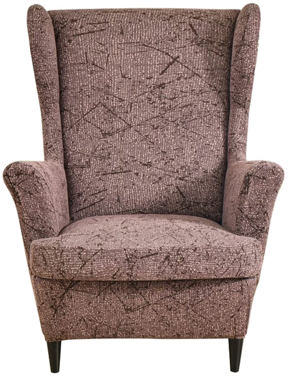CHNSHOME Hoes voor oorfauteuil, rekbaar, overtrek, 2 stuks, beschermhoes, bedrukte - ShopVlot