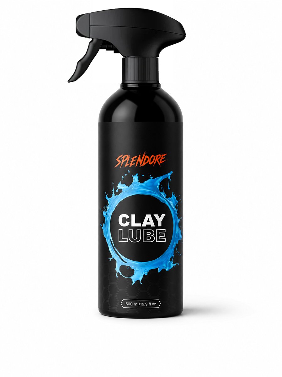 Splendore Clay Lube - Glijmiddel - Voor Clay Bar - Krasvrij Kleien - 500ml