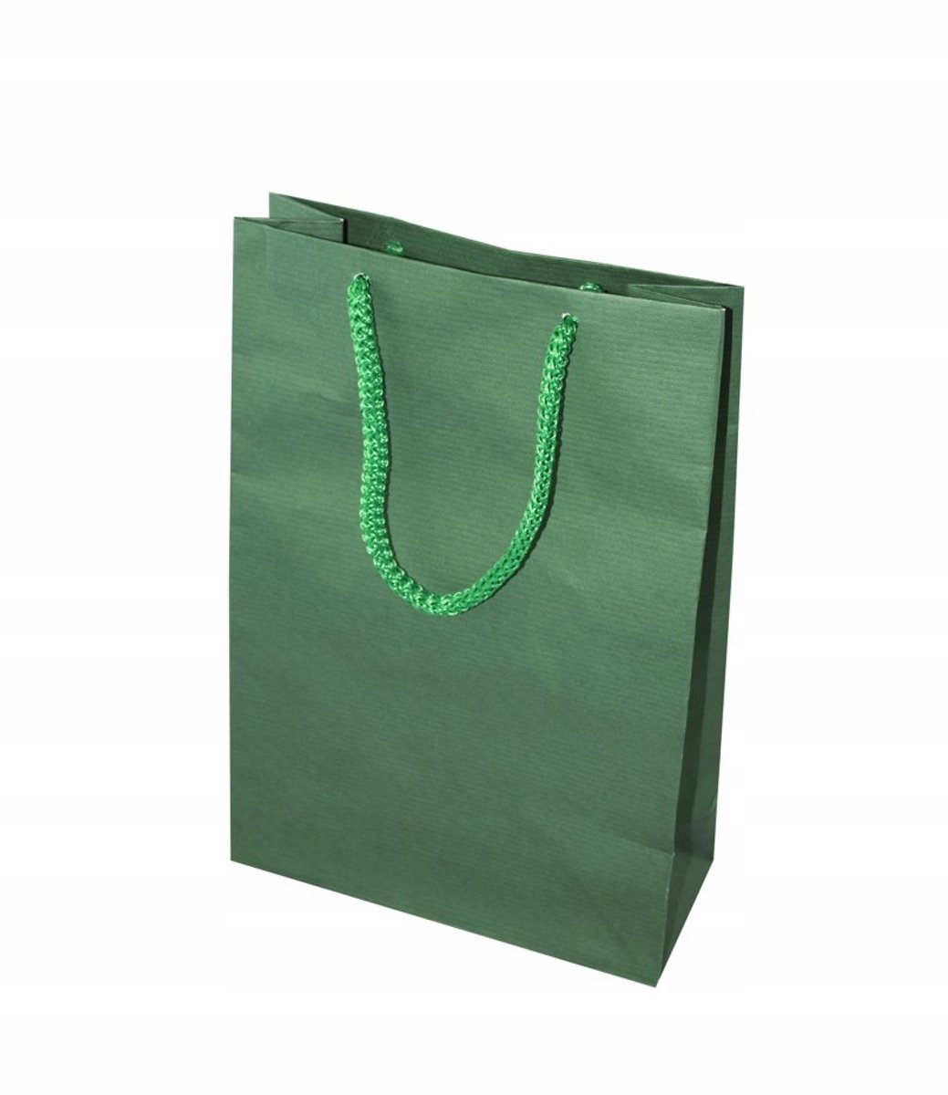 50x Groen Papieren Cadeaubekers 17x7x25 cm Prestige