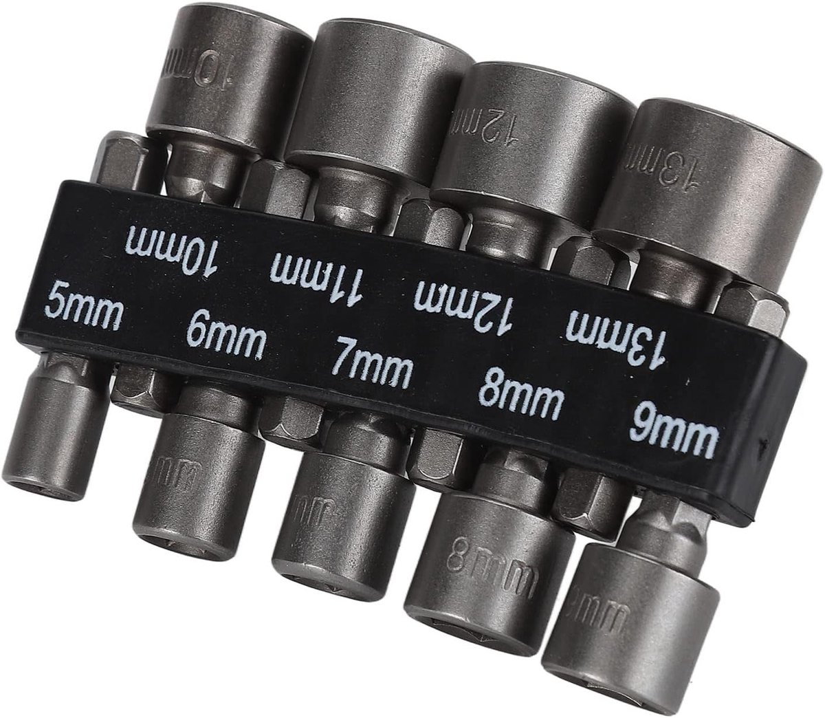 Socket Bit, 9-delige chroom-vanadium-staal 1/4 inch-doppenset met opberghouder voor elektrische boormachine voor - ShopVlot