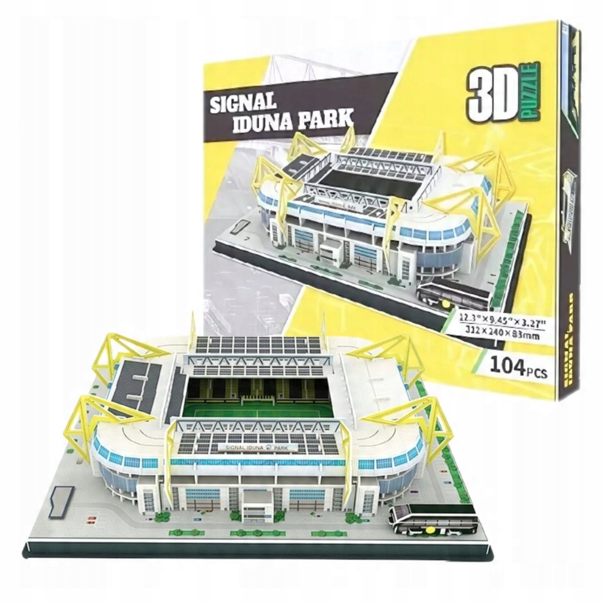 3D Puzzel Stadion Signaal Iduna Park Borussia Dortmund 104 Stukjes