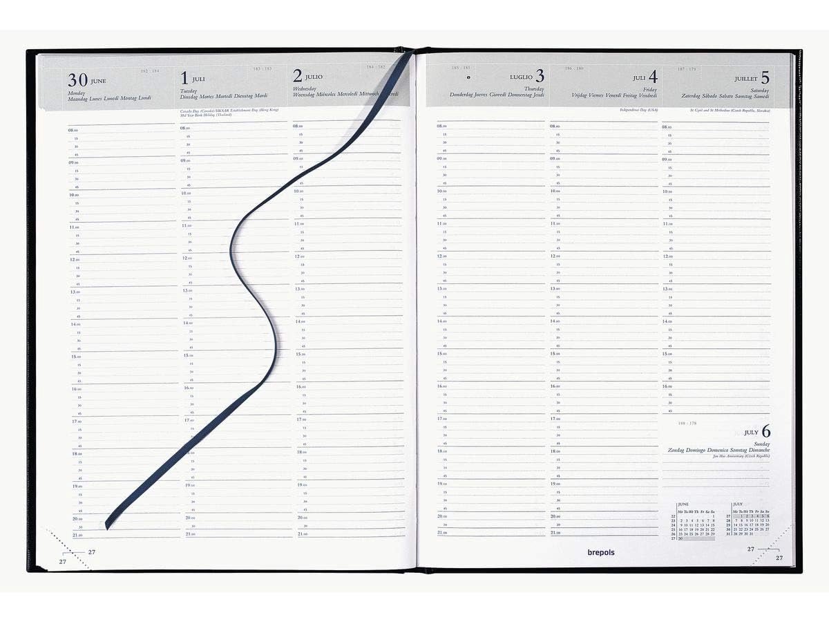 Weekkalender A4 - omslag LIMA zwart - januari 2026 tot december 2026 - overzichtelijk plannen - ShopVlot