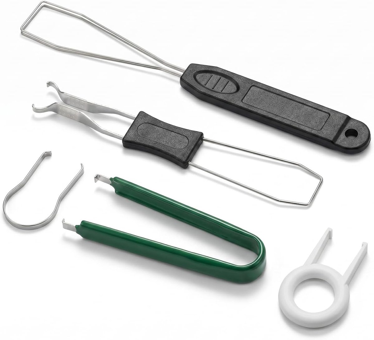 Keycap puller set 5 stuks - roestvrij staal - voor reinigen mechanisch toetsenbord - ShopVlot