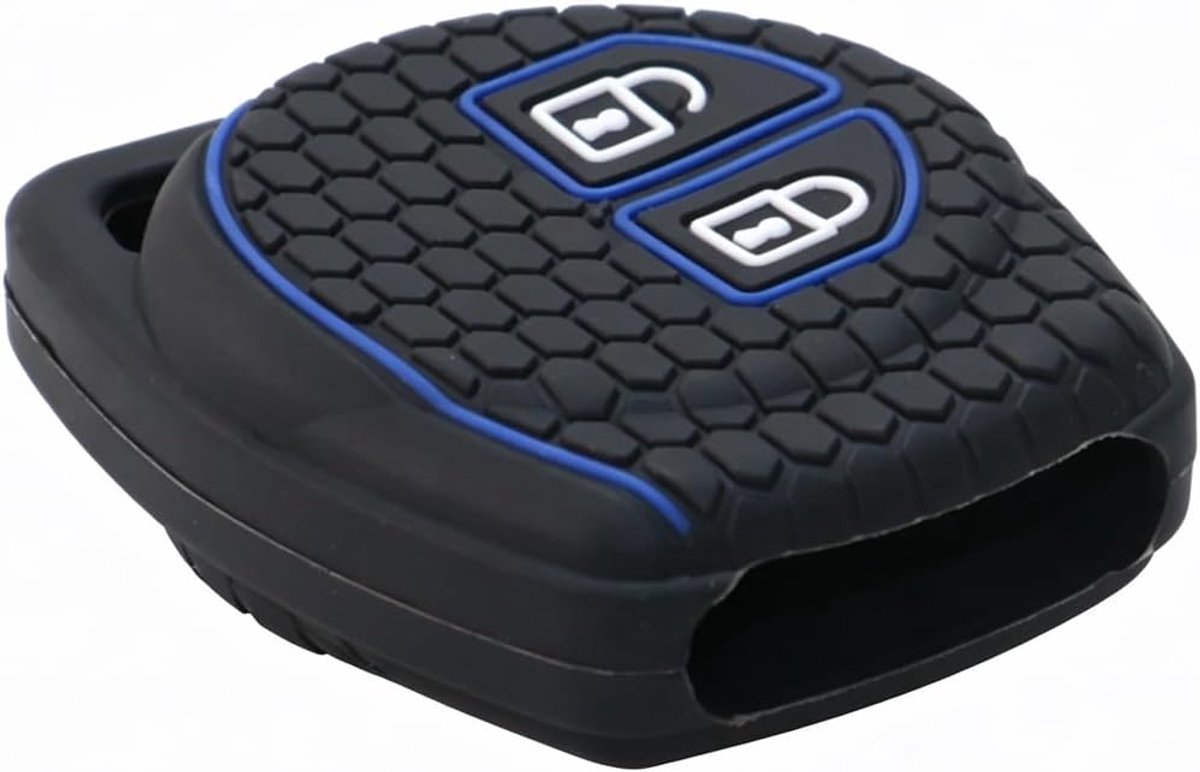 Sylen Autosleutel hoesje Grip Cover Stofdichte Protector Shockproof Protector Voor Swift Alto Jimny (zwart en blauw) - ShopVlot