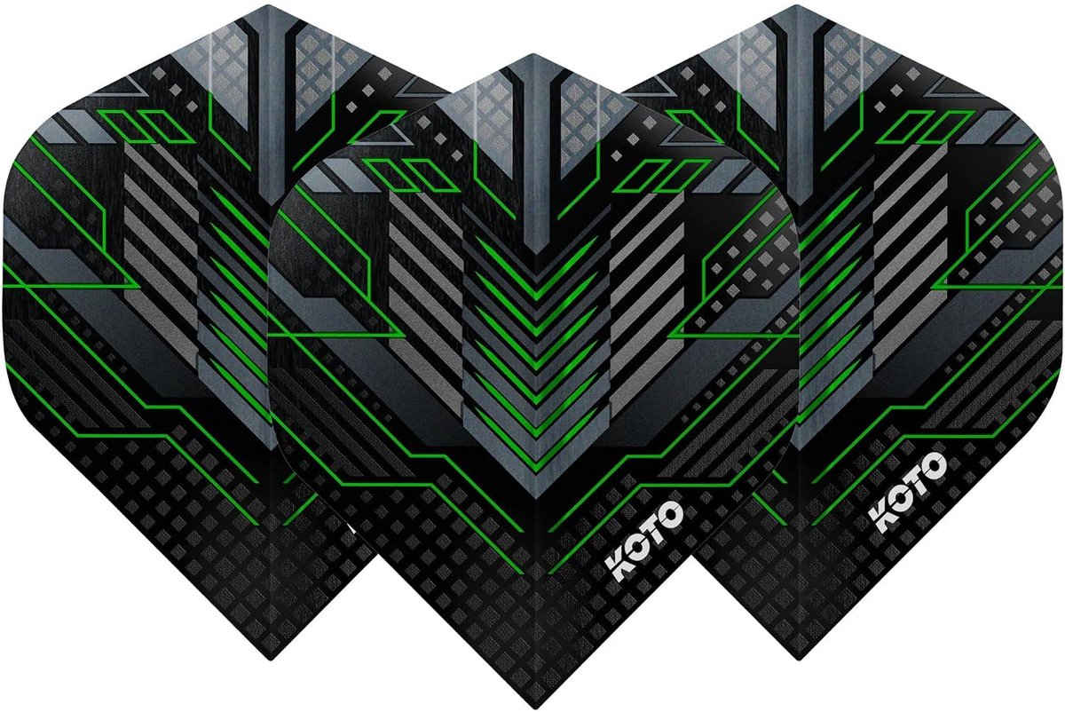 KOTO - ZIZ-Matrix NO2 Dart Flight, 3 Flexibele Flights, 100 Micron - ShopVlot