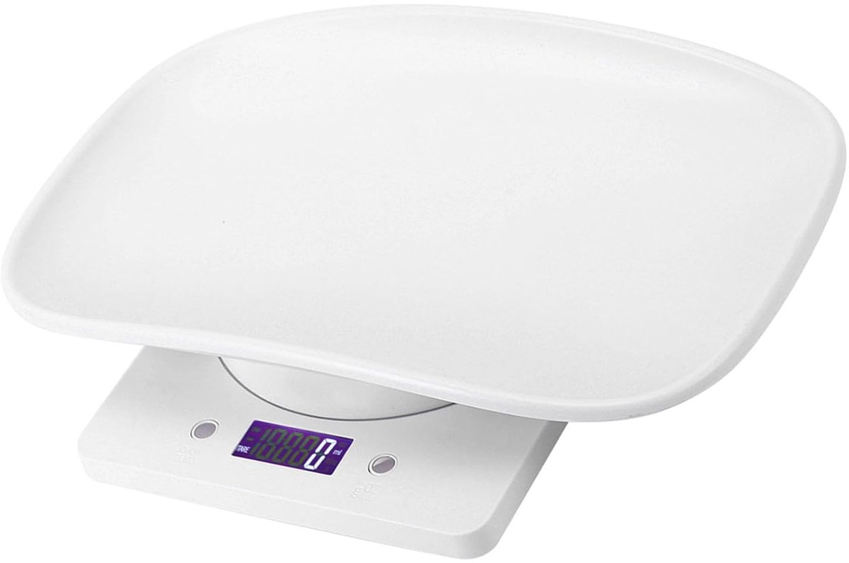 Huisdierenweegschaal, 10 kg/1 g, puppyweegschaal, digitale weegschaal voor kleine huisdieren, zeer nauwkeurige sensor - ShopVlot