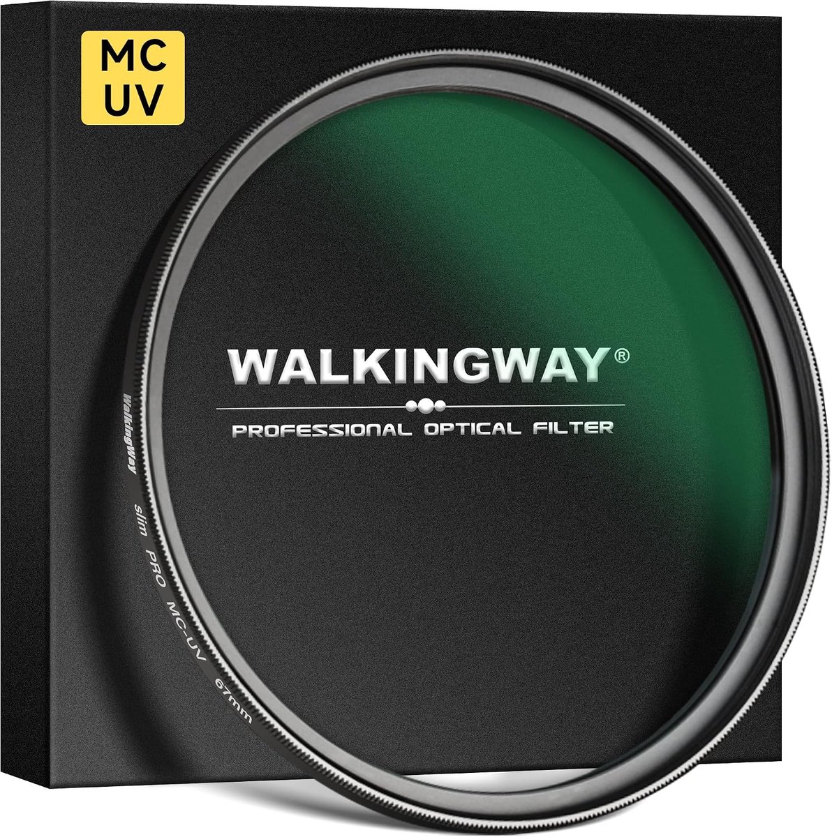 UV filter 62mm slim - professioneel glas - dubbele anti-reflectie coating - beschermt je lens - ShopVlot