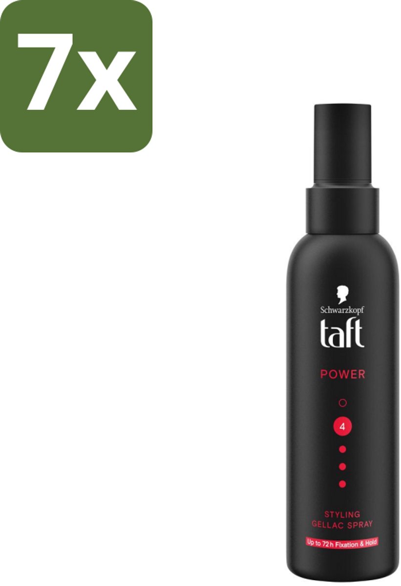 Taft - Power 4 - Styling Gel Spray - 150 ml - Bulkverpakking - 7 stuks