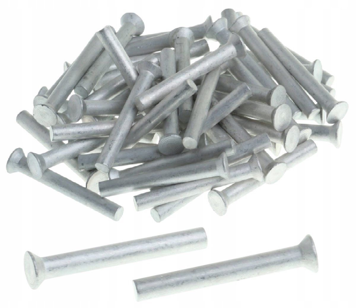 50x Aluminium Klinknagels Kegelvormig DIN 661 - 5x40mm