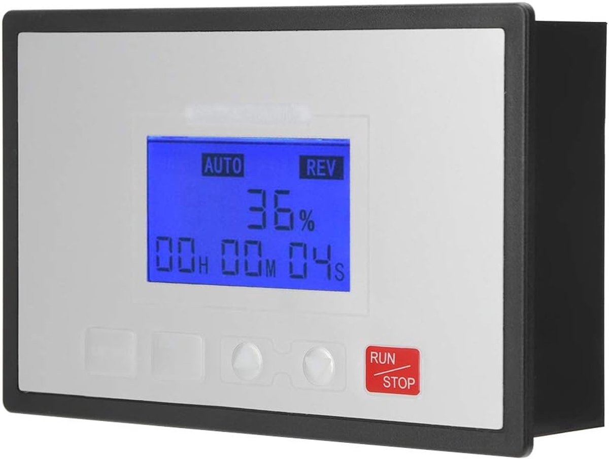 60A 10-55V DC Brush Motor Speed Controller LCD Display Slow Run/Stop Timer Reversible Control Board - ShopVlot