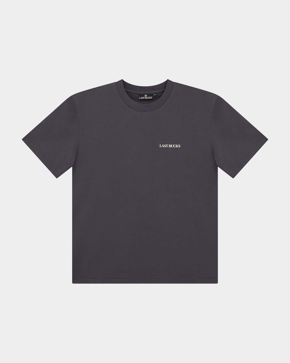 Last Bucks - In Balance Tee - Heren T-shirt - Antraciet - Maat M - Regular Fit