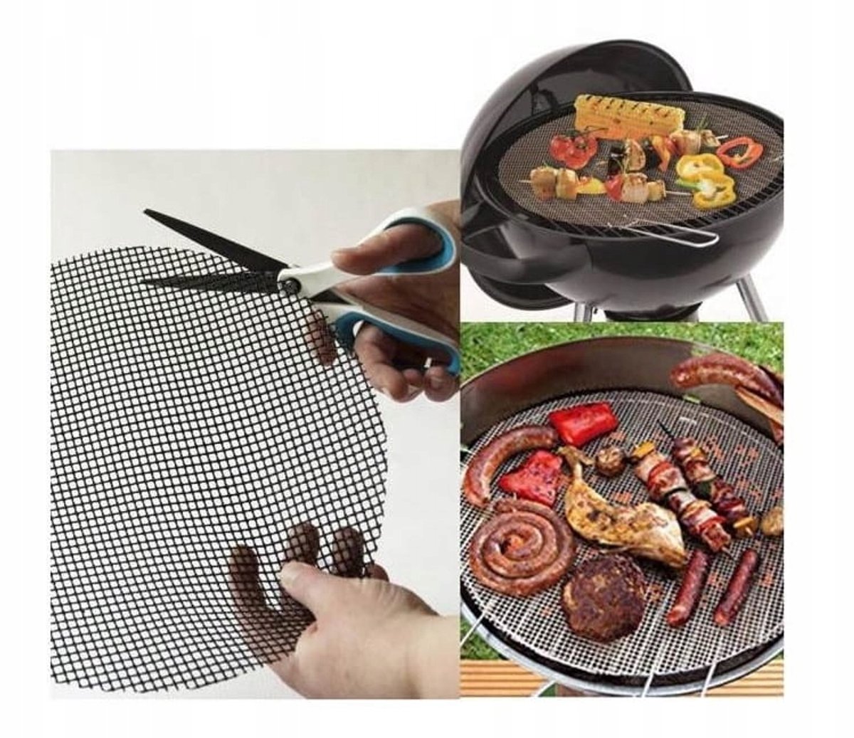 Anti-aanbak Grillmat PTFE - Herbruikbaar & Vaatwasserbestendig (30x40cm)