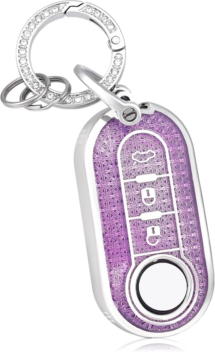 Car Key Case for Fiat 500 Lancia Ypslon Brava Bravo Cabrio Nuova Doblo Ducato Punto Panda Qubo Key Cover with TPU - ShopVlot