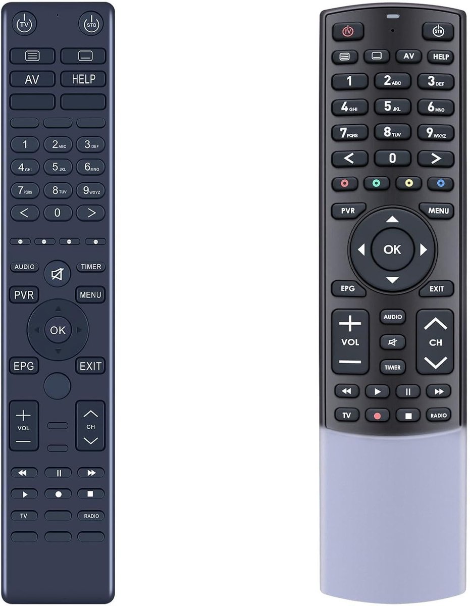 Vervangende afstandsbediening voor VU+ Duo 4K SE BT - geen programmeren nodig - eenvoudig in gebruik - ShopVlot