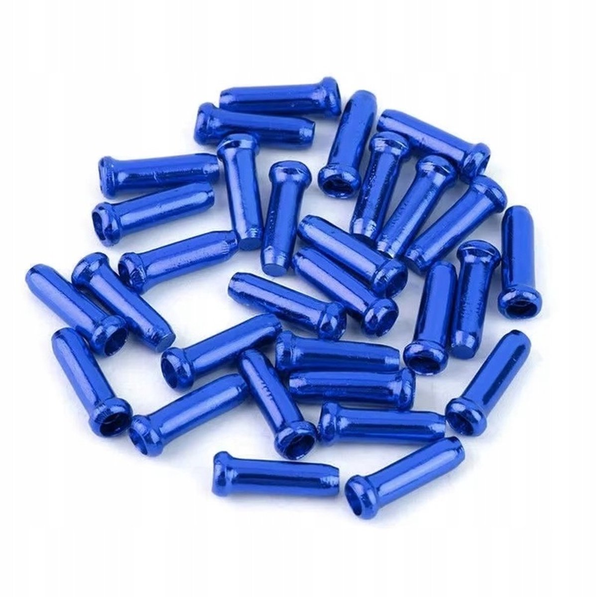 Aluminium Kabel Eindkapjes voor Versnelling en Remmen - Blauw