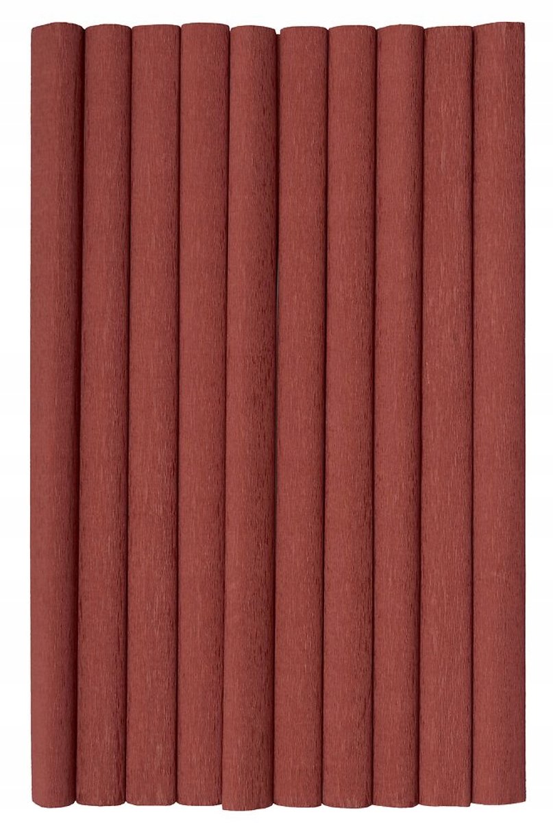 Gekreukeld Crêpepapier Bruin 50x200cm - 10 Vel