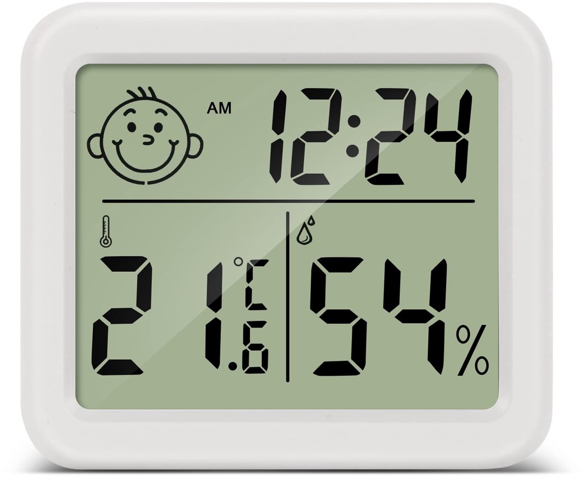 Digitaal Thermometer en Hygrometer voor Binnen, Draagbaar