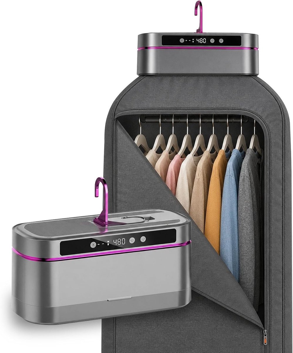Schoendroger - Wit - Compact - Elektrische Mini Droger met Afstandsbediening - Voor Kleding, Schoenen en Dekbedden