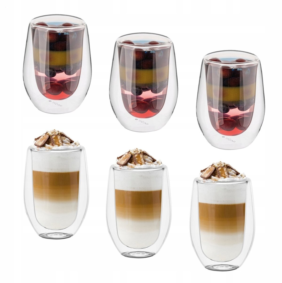 Tadar Sublime Thermische Glazen 300ml - Set van 6