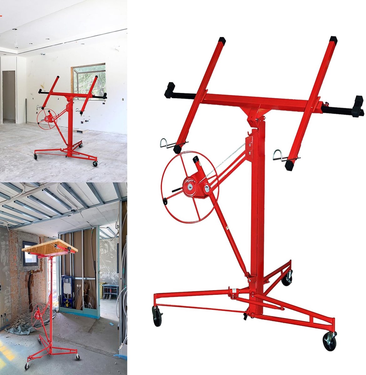 Plaatlifter XXL - Hoogte verstelbaar tot 325 cm, 68 kg draagvermogen