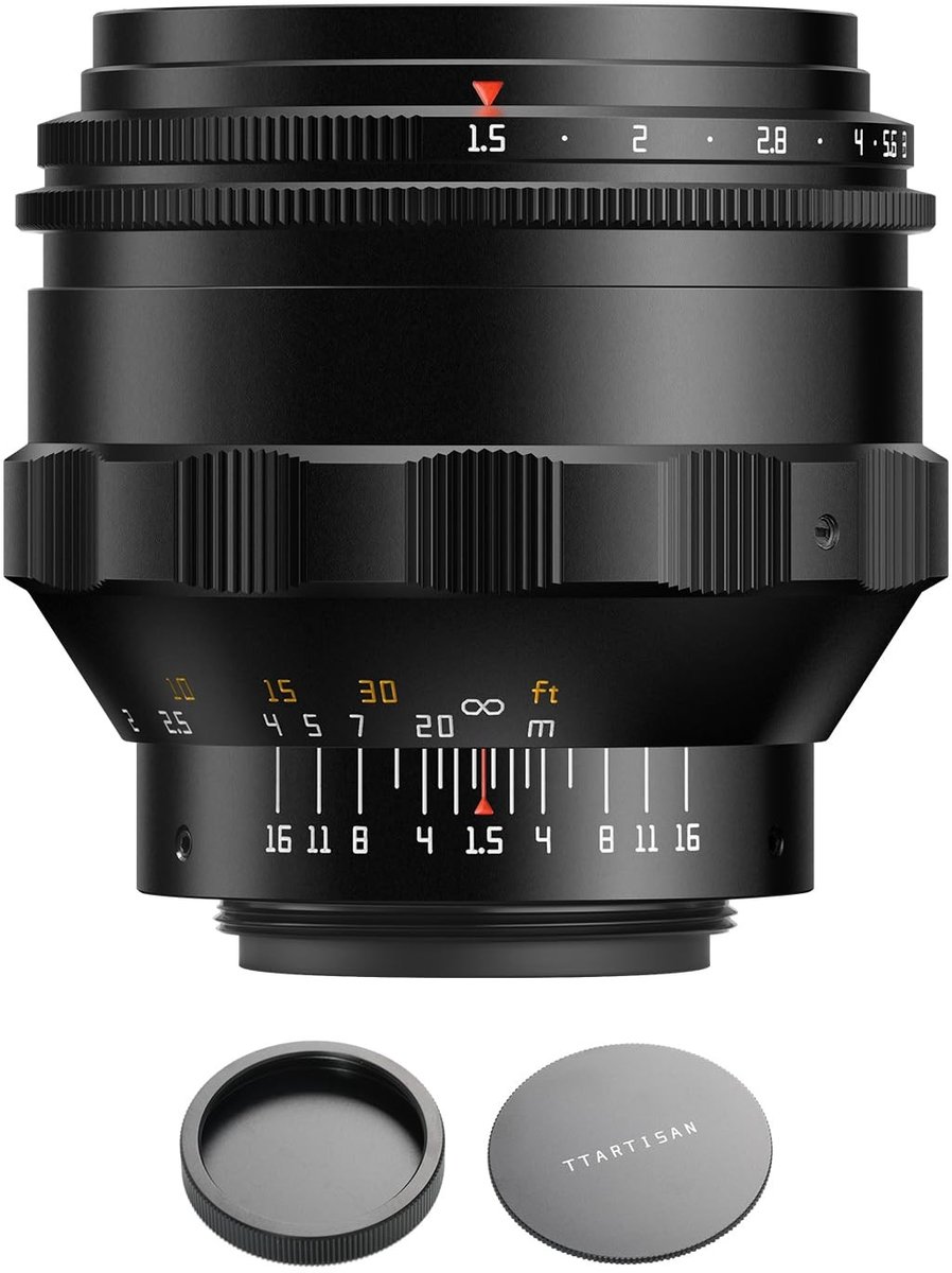 75mm f1.5 Lens - Handmatige focus voor M42 mount