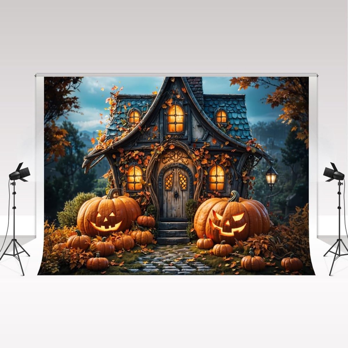 Halloween Fotografie Achtergrond - 3x2m voor Kinderen