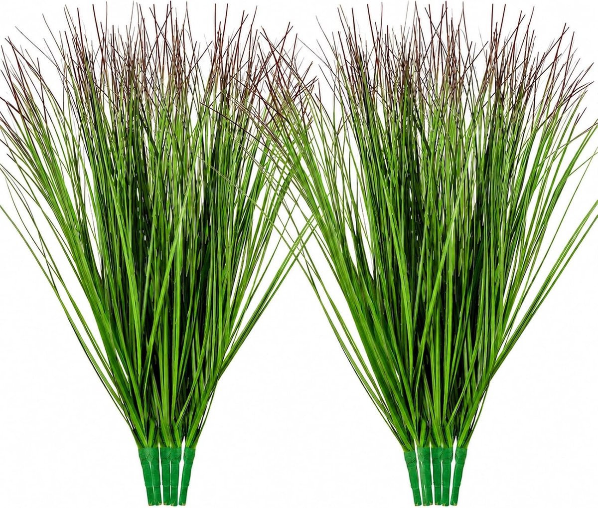 10 Bundels Kunstgras 37 cm UV-bestendig Weerbestendig voor Tuin Decoratie, Balkon en Patio