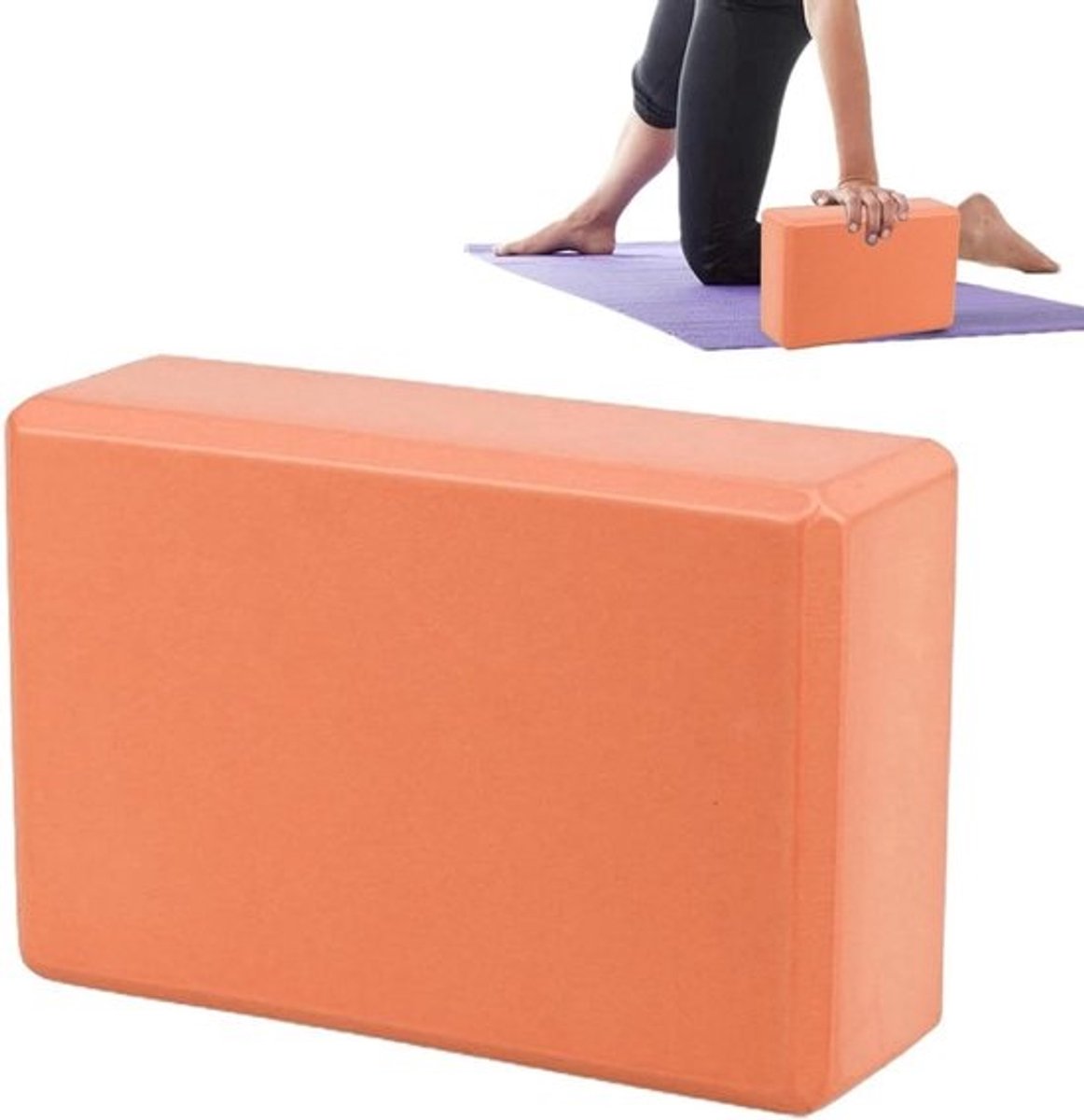 Yogablokken Hoge Dichtheid - Yoga Blokken Set - Yoga Houdingen Verbeteren - Antislip Ondersteuning