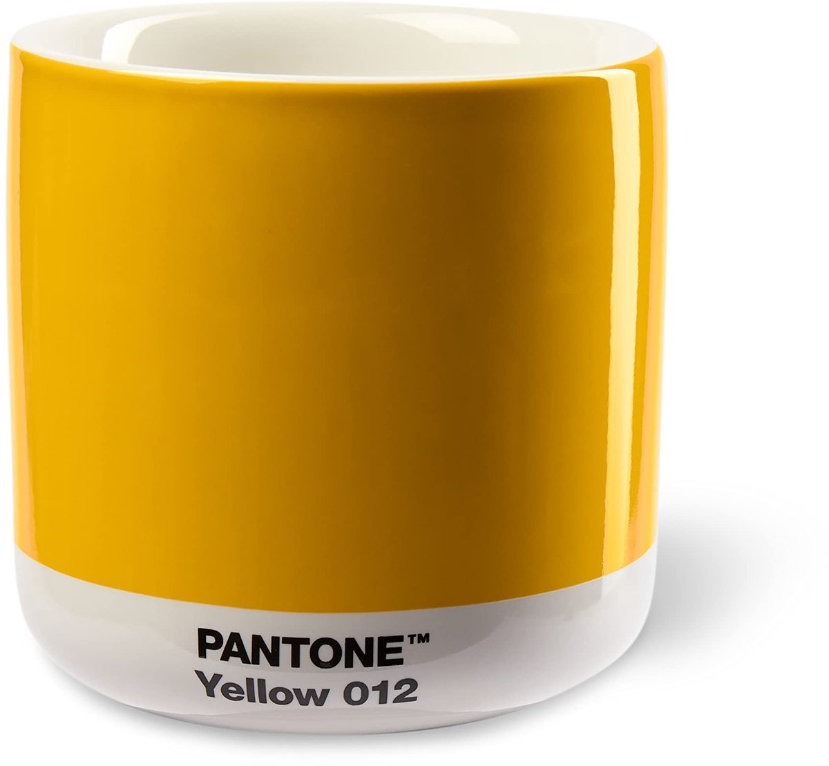 Pantone Latte Thermo Mug - Dubbelwandig - Geel