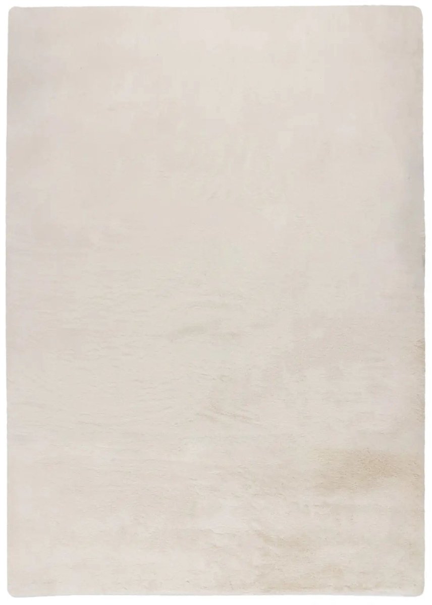 Dutch XXL Fluffy Vloerkleed | Tapijt | Emotion | Uni | Wit | 80x150 cm