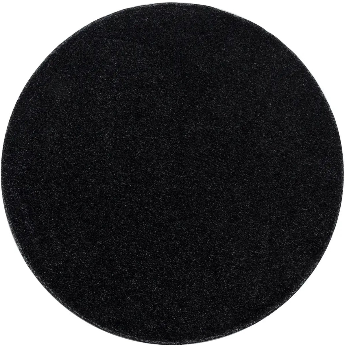 Dutch XXL Rond Vloerkleed | Tapijt | Ata | Uni | Antraciet | 120x120 cm