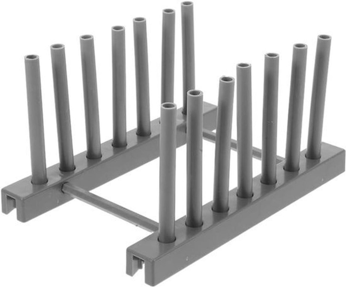 Schotelhouder Plaat Rack Houder Afdruiprek Droogrek Pot Cover Houder Snijplank Lade Cover Deksel Organizer Grijs
