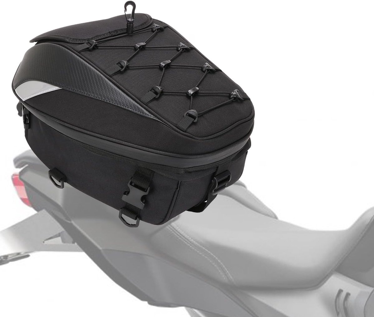 Motorfiets Zadel Tas - Zwarte Luchtvaart Bagage, Duurzame Zadel Tassen voor Motorrijders, 5L Capaciteit